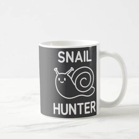 Snail Hunter, Funny, Jokes, Sarcastic  Koffiemok (Rechts)