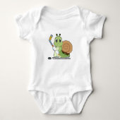Snail Ice hockey stick Romper (Voorkant)