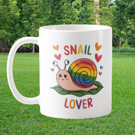 Snail lover Bright kleurrijke slakken schattig Koffiemok
