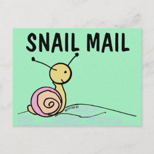 SNAIL MAIL ART BRIEFKAART