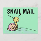 SNAIL MAIL ART BRIEFKAART (Voorkant)