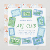 snail mail art club kaart (Voorkant / Achterkant)