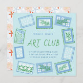 snail mail art club kaart (Voorkant / Achterkant)