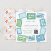 snail mail art club kaart (Voorkant / Achterkant)