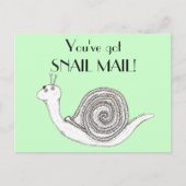Snail Mail Briefkaart (Voorkant)