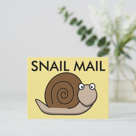 SNAIL MAIL Funny Briefkaarten (Staand voorkant)