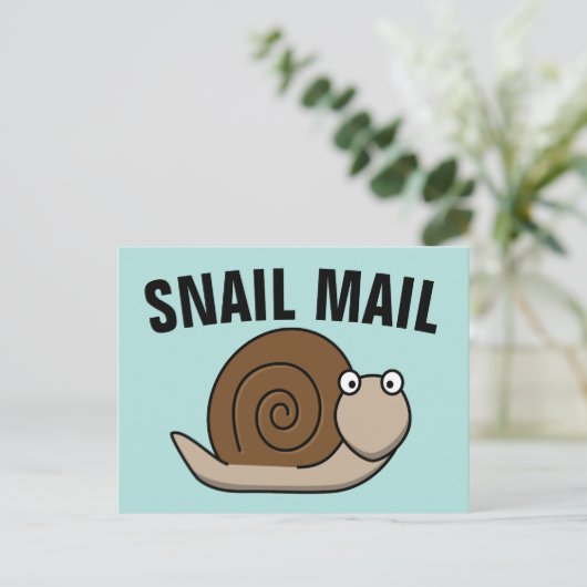SNAIL MAIL Funny Briefkaarten (Staand voorkant)