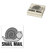 SNAIL MAIL FUNNY RUBBER STAMPS RUBBERSTEMPEL (Gestempeld)
