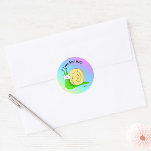 Snail Mail (Gradient) - Envelope Stickers (Envelop)