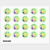 Snail Mail (Groen) - Envelope Stickers (Vel)