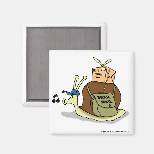 Snail Mail Magnet (Voorkant / Achterkant)
