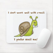 Snail Mail Mousepad Muismat (Met muis)