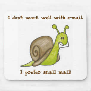 Snail Mail Mousepad Muismat
