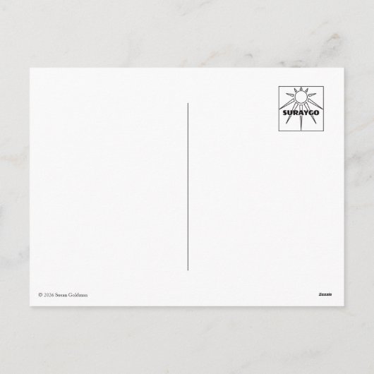 Snail Mail Postcards Feestdagenkaart (Achterkant)