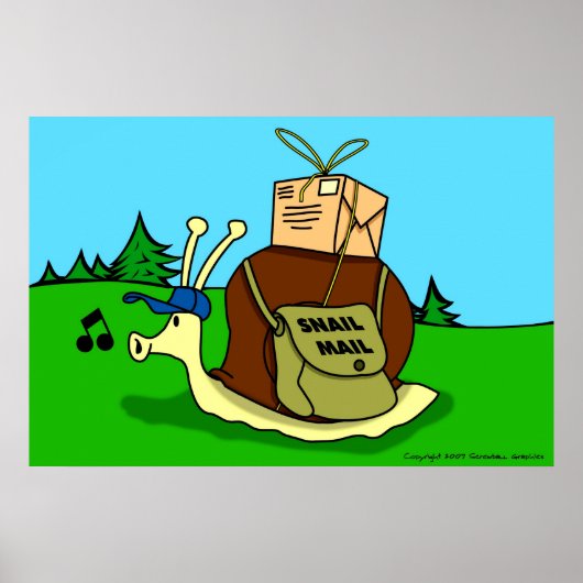 Snail Mail Poster (Voorkant)