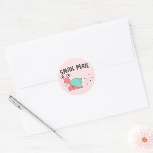 Snail Mail Sticker - hartstof! (Envelop)