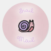 ‘snail mail’ sticker set (Voorkant)