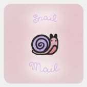 Snail mail stickers (Voorkant)