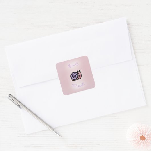 Snail mail stickers (Envelop)