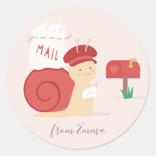 Snail Mail Valentijn Sticker