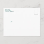 Snail Mushroom Butterfly Schattige CUSTOM BABY SHO Uitnodiging Briefkaart (Achterkant)