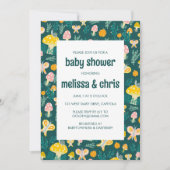 Snail Mushroom Schattige Schattig CUSTOM BABY SHOW Kaart (Voorkant)