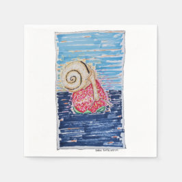 Snail on the Strawberry Servet