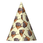 Snail Paper Party Pet Happy Little Snails Feesthoedjes (Achterkant)