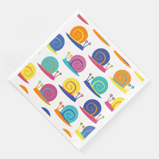 Snail Party Pattern Servetten (Hoek)