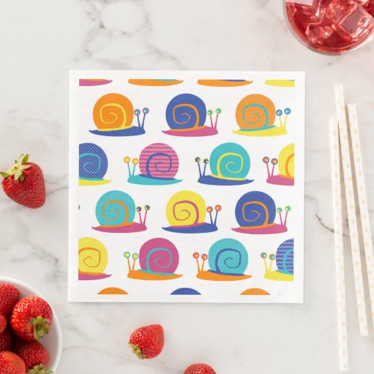 Snail Party Pattern Servetten (Insitu)