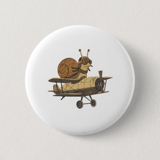 Snail Pilot-knop Ronde Button 5,7 Cm (Voorkant)