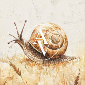 Snail Portrait Schilderij Slug Mollusca Poster