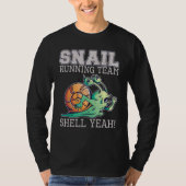Snail Running Team Shell Ja Slow Snail T-shirt (Voorkant)