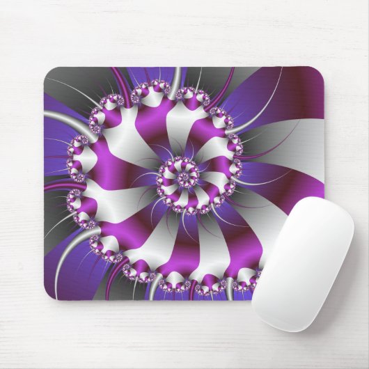 Snail Shell Fractal Mousepad Muismat (Met muis)