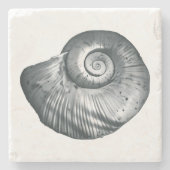 Snail Shell Stenen Onderzetter (Voorkant)
