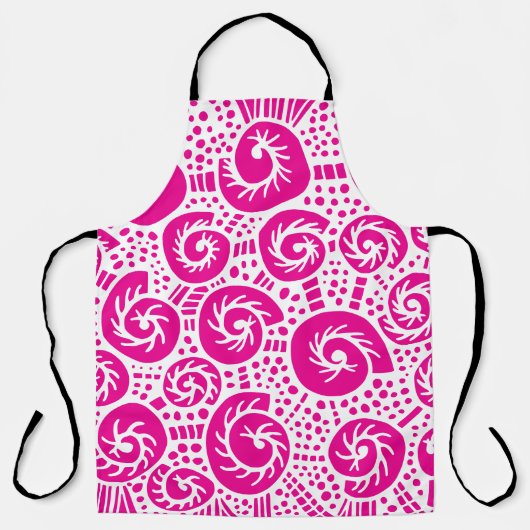 Snail shell stippen doodle 47 schort (Voorkant)