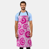 Snail shell stippen doodle 47 schort (Gedragen)