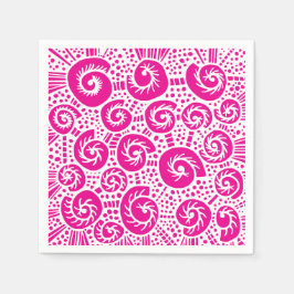 Snail shell stippen doodle 47 servet