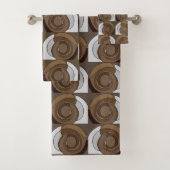Snail Shells Abstract Pattern Bad Handdoek (Insitu)