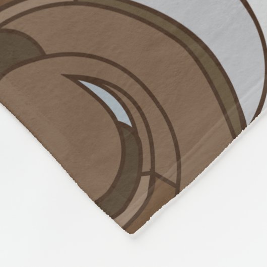 Snail Shells Abstract Pattern Fleece Deken (Hoek)