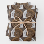 Snail Shells Abstract Pattern Inpakpapier Vel (In situ)