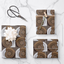 Snail Shells Abstract Pattern Inpakpapier Vel