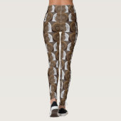 Snail Shells Abstract Pattern Leggings (Achterkant)