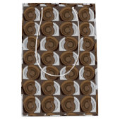 Snail Shells Abstract Pattern Medium Cadeauzakje (Voorkant)