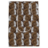 Snail Shells Abstract Pattern Medium Cadeauzakje (Achterkant)