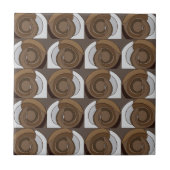 Snail Shells Abstract Pattern Tegeltje (Voorkant)