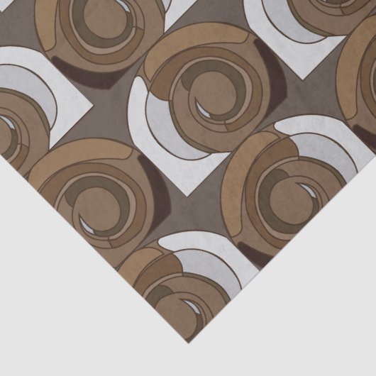 Snail Shells Abstract Pattern Tissuepapier (Detail)