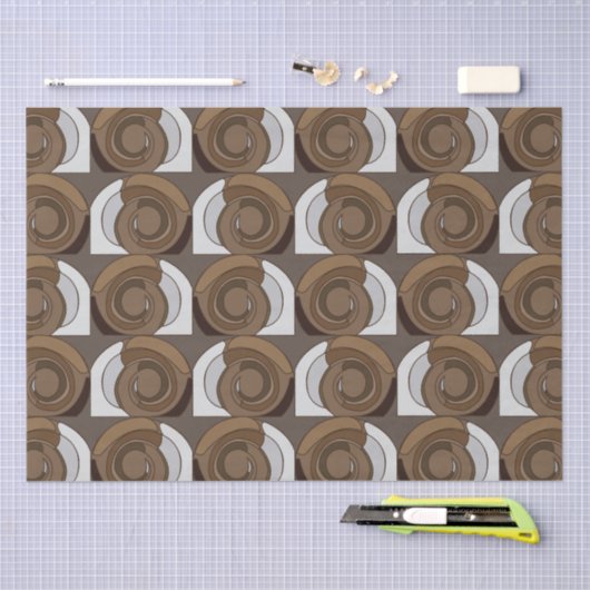 Snail Shells Abstract Pattern Tissuepapier (Craft)