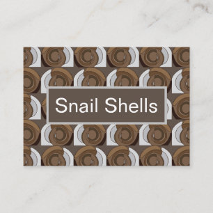 Snail Shells Abstract Pattern Visitekaartje