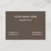 Snail Shells Abstract Pattern Visitekaartje (Achterkant)